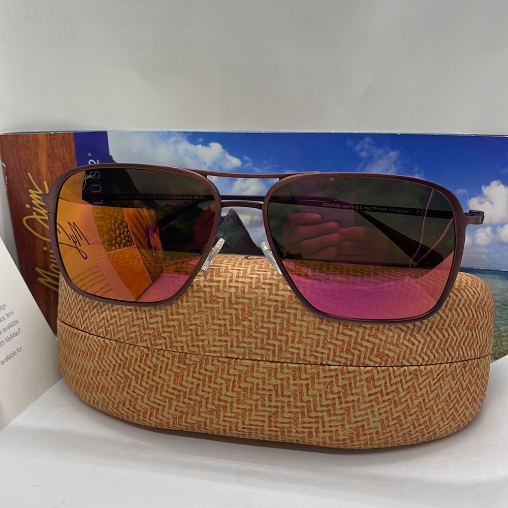 Brand New Maui Jim Polarized Classic double bridge Copper with Copper mirror - Picture 1 of 8